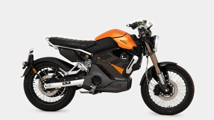 Super Soco TC Max — Équivalent 125cc électrique 3.9 kW — 100 km autonomie