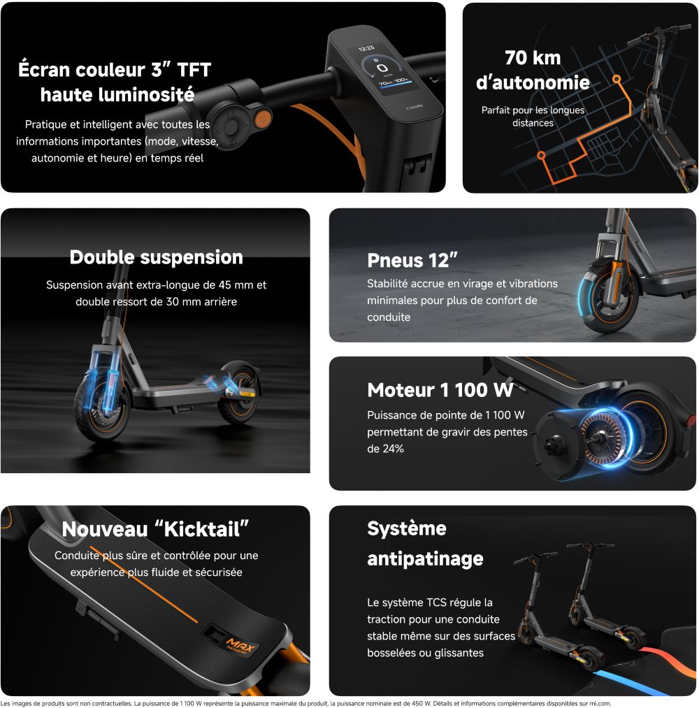 Xiaomi Electric Scooter 5 Max trottinette electrique — vue 3