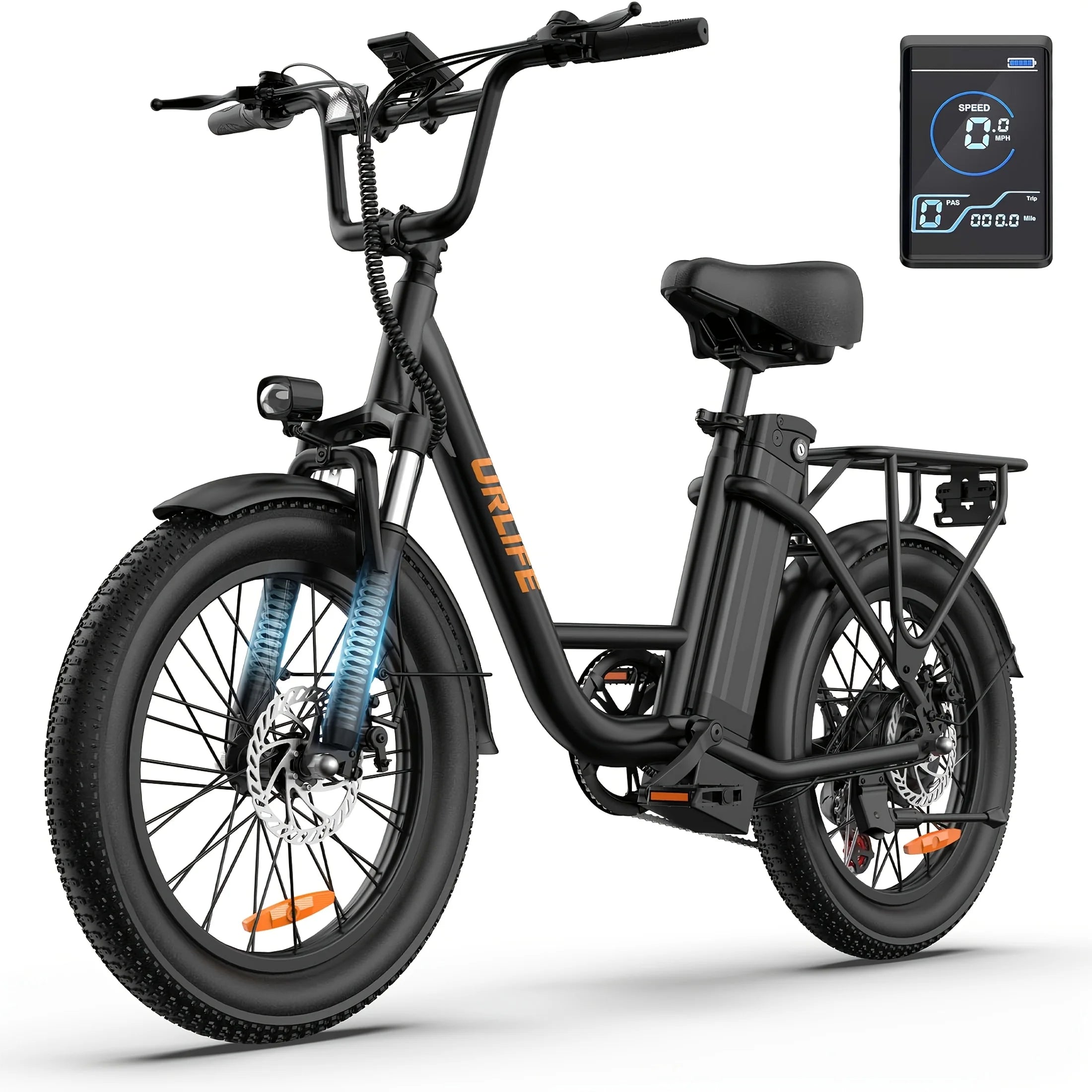 Urlife E20 — Vélo électrique fat tire 20 pouces 48V