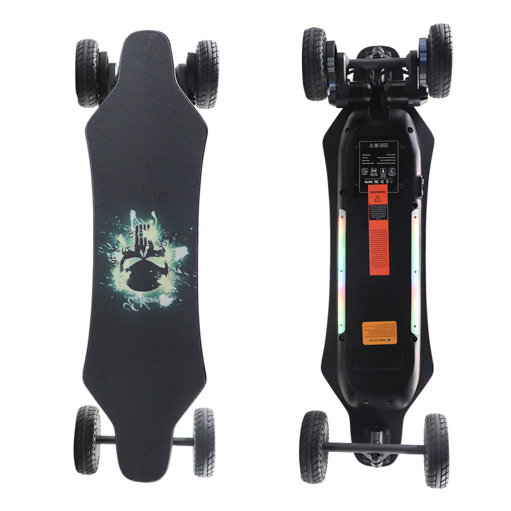 JKING H2B-02 Max — Longboard électrique double moteur 1000W
