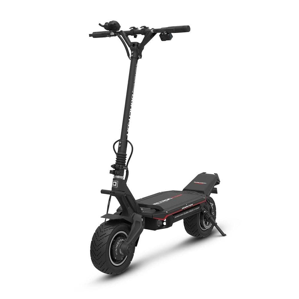 Dualtron Storm UP noire, profil latéral complet sur fond blanc