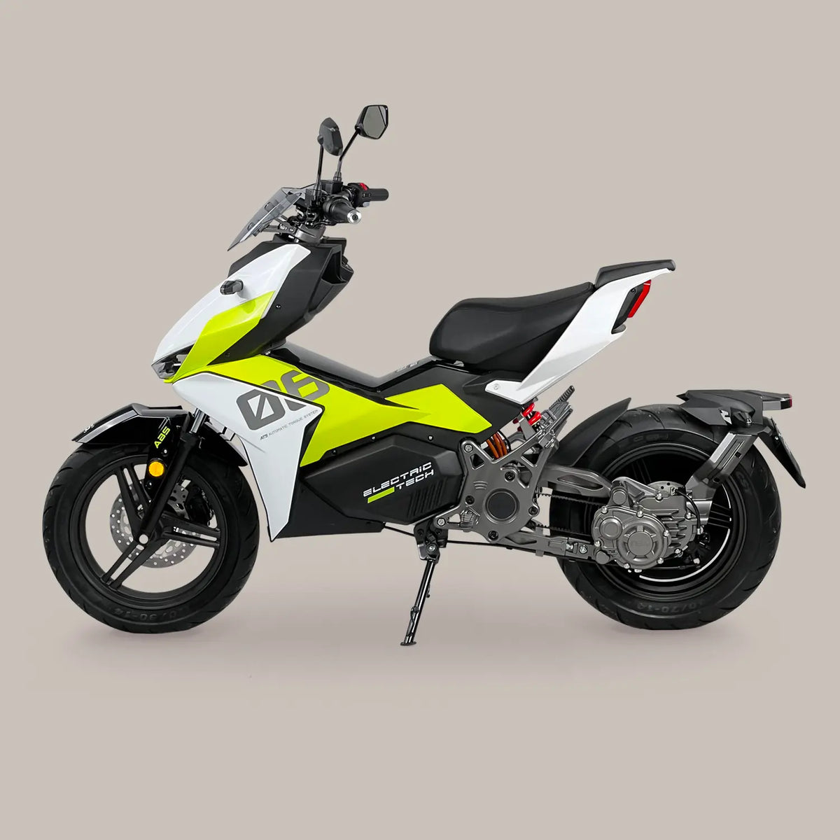 Felo FW-06 blanc et jaune, vue latérale gauche