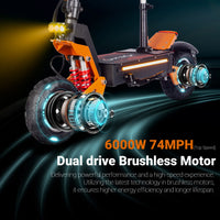 TOURSOR X5 - Trottinette électrique 6000W double moteur