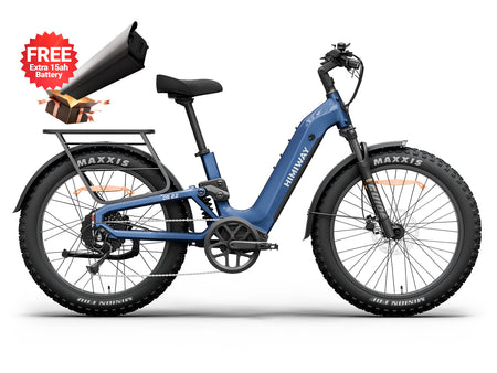 Himiway Cruiser — Fat bike électrique 250W — 100 km autonomie