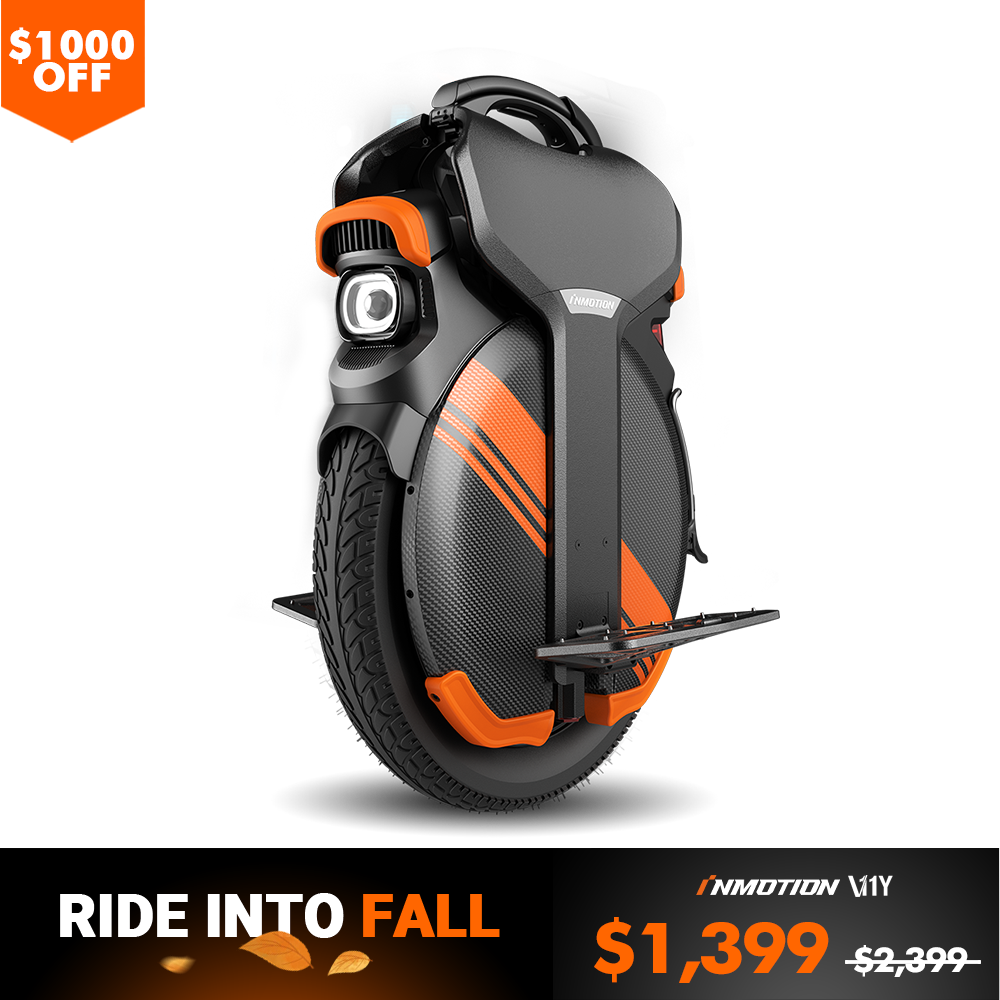 InMotion V11Y — Monoroue électrique 2500W — 90 km autonomie