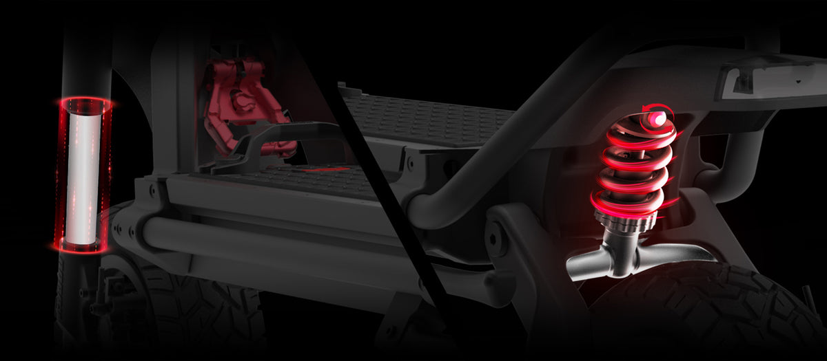 Kaabo Wolf King GTR — détails techniques vue 2