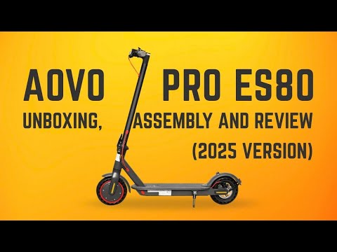 AOVO PRO ES80 — déballage, montage et essai de la version 2025 (vidéo Scott Jones MTB)