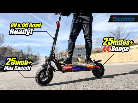 Présentation et essai de la trottinette électrique tout-terrain iScooter iX3