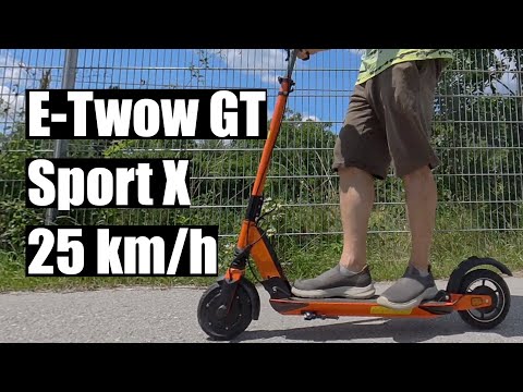 Vidéo mobilewelt.at de l’E-TWOW GT Sport X, version 25 km/h et 13 kg