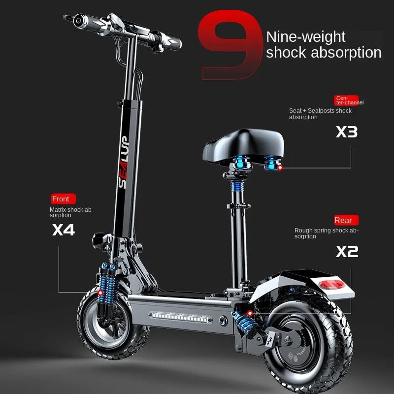 SEALUP Q7 trottinette électrique — vue 2