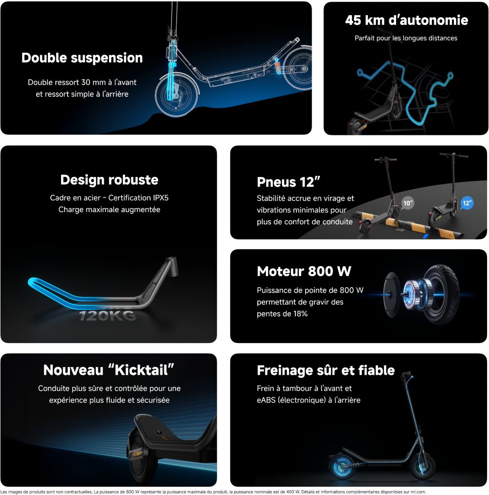 Xiaomi Electric Scooter 5 trottinette electrique — vue 3