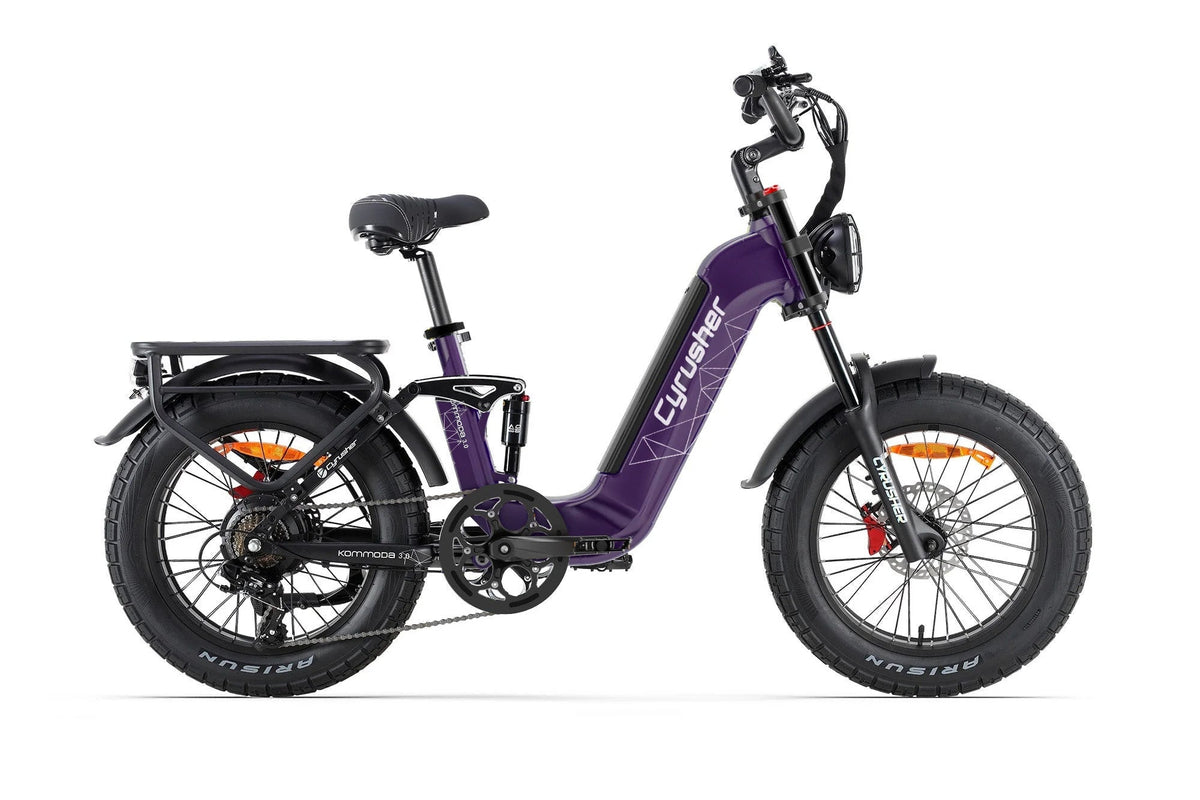 Cyrusher Kommoda — Fat bike électrique 250W — 80 km autonomie