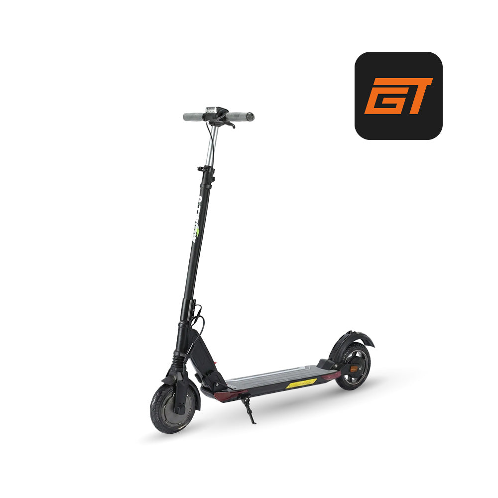 E-TWOW GT Sport noire, trottinette électrique vue de trois quarts