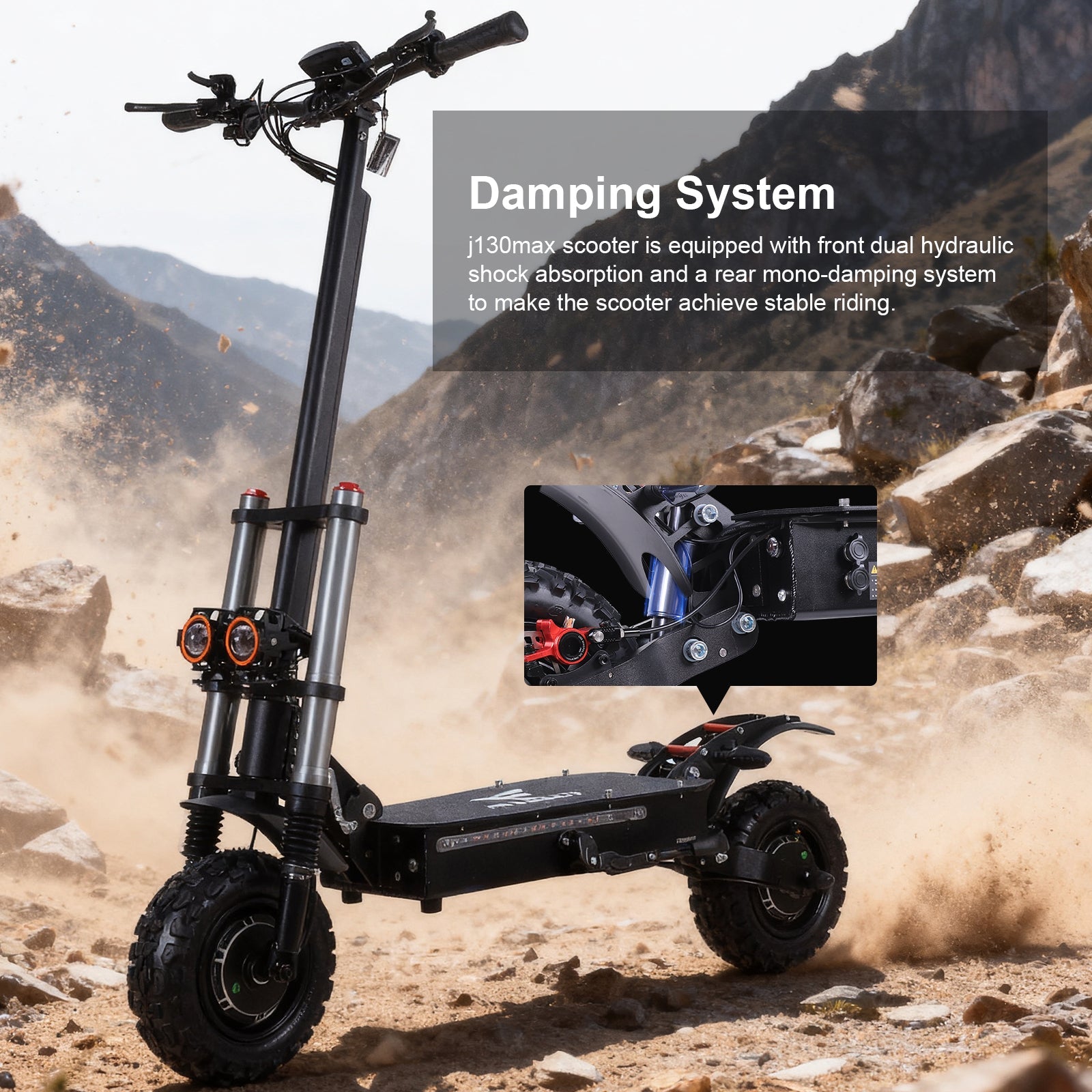 Scootidoo J30 Max Hyper trottinette electrique — vue 6