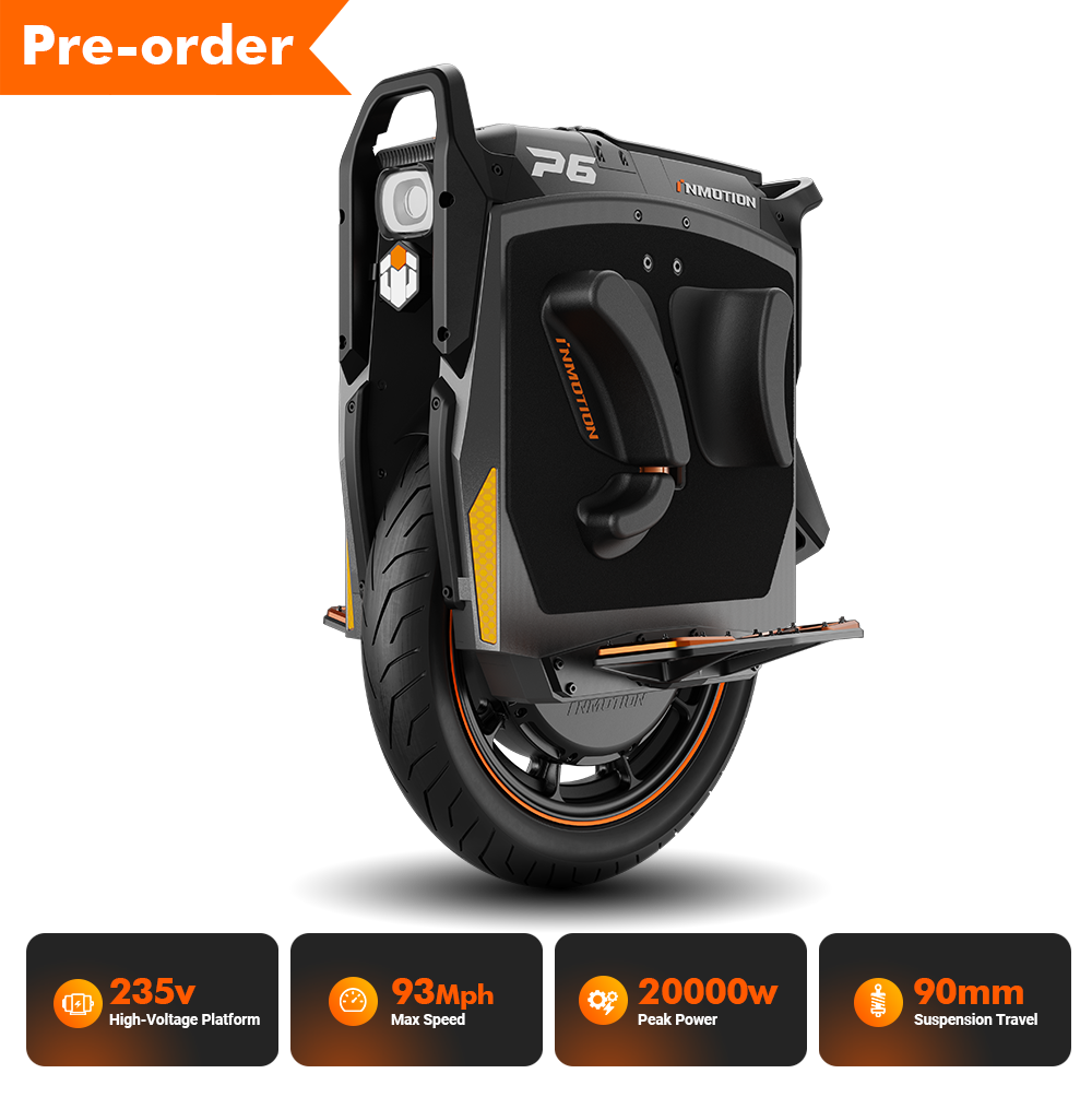 InMotion P6 — Monoroue électrique 5000W — 200 km autonomie