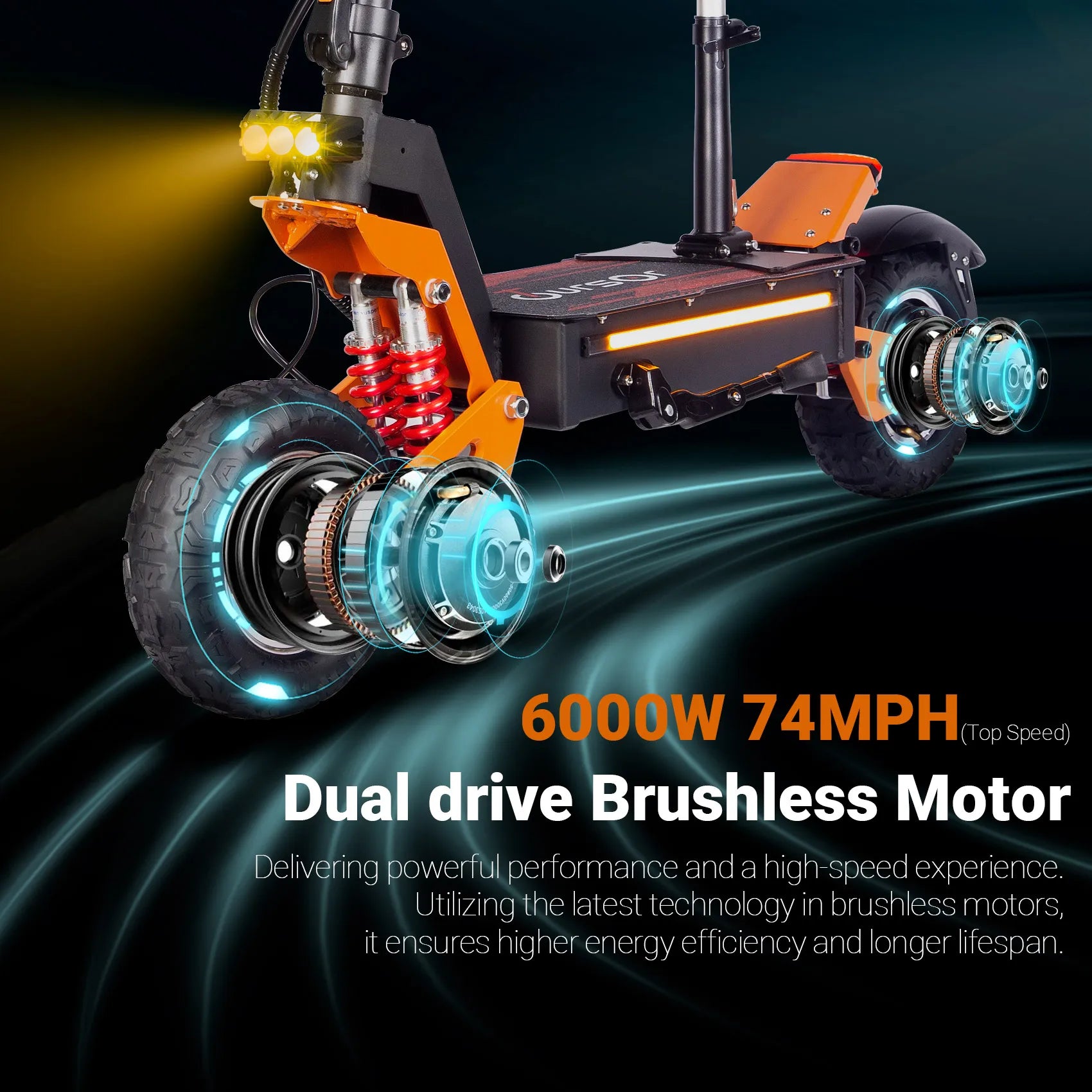 TOURSOR X5 — 6000W Doppelmotor-Elektroroller