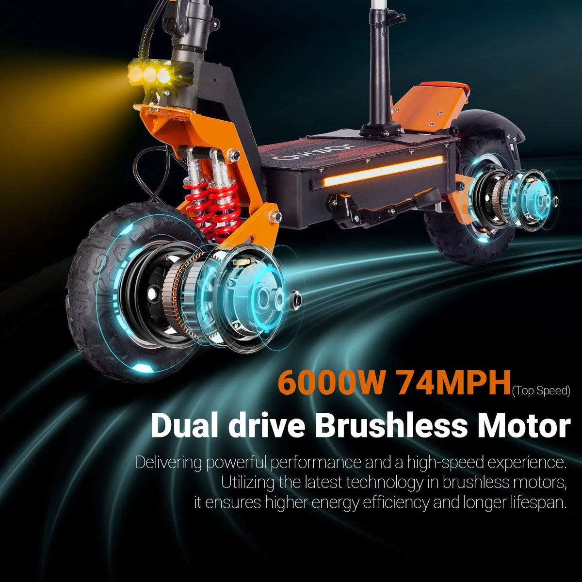TOURSOR X5 - Trottinette électrique 6000W double moteur