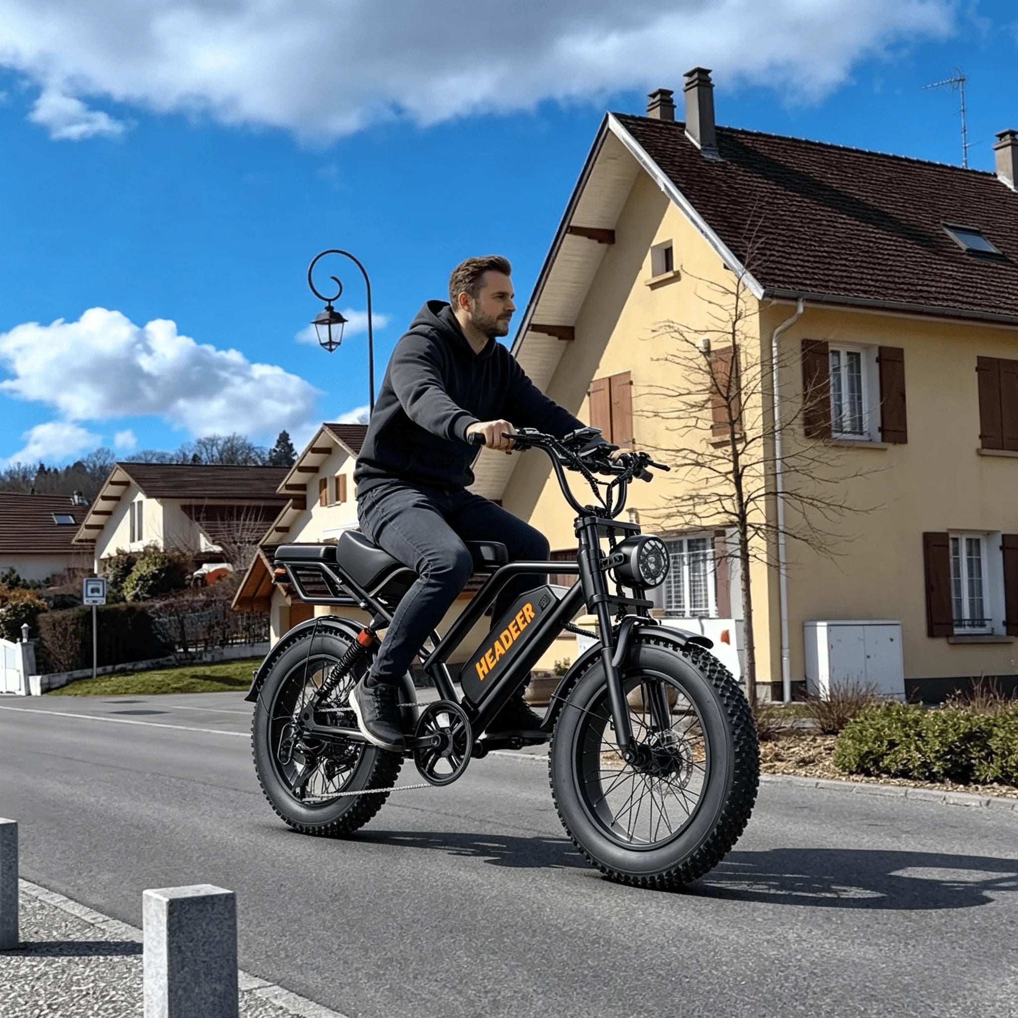 HEADEER BK20 — Vélo électrique fat tire premium 20 pouces