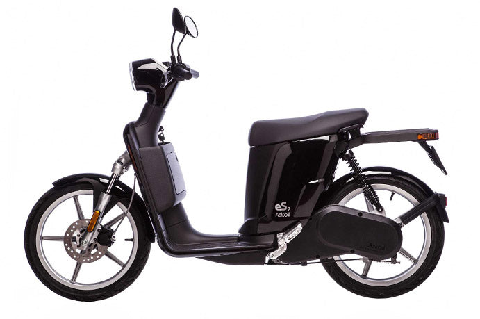 Askoll eS2 — Équivalent 50cc électrique 1.6 kW — 55 km autonomie
