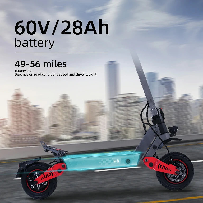 Scootidoo H08 Hyper trottinette electrique — vue 3