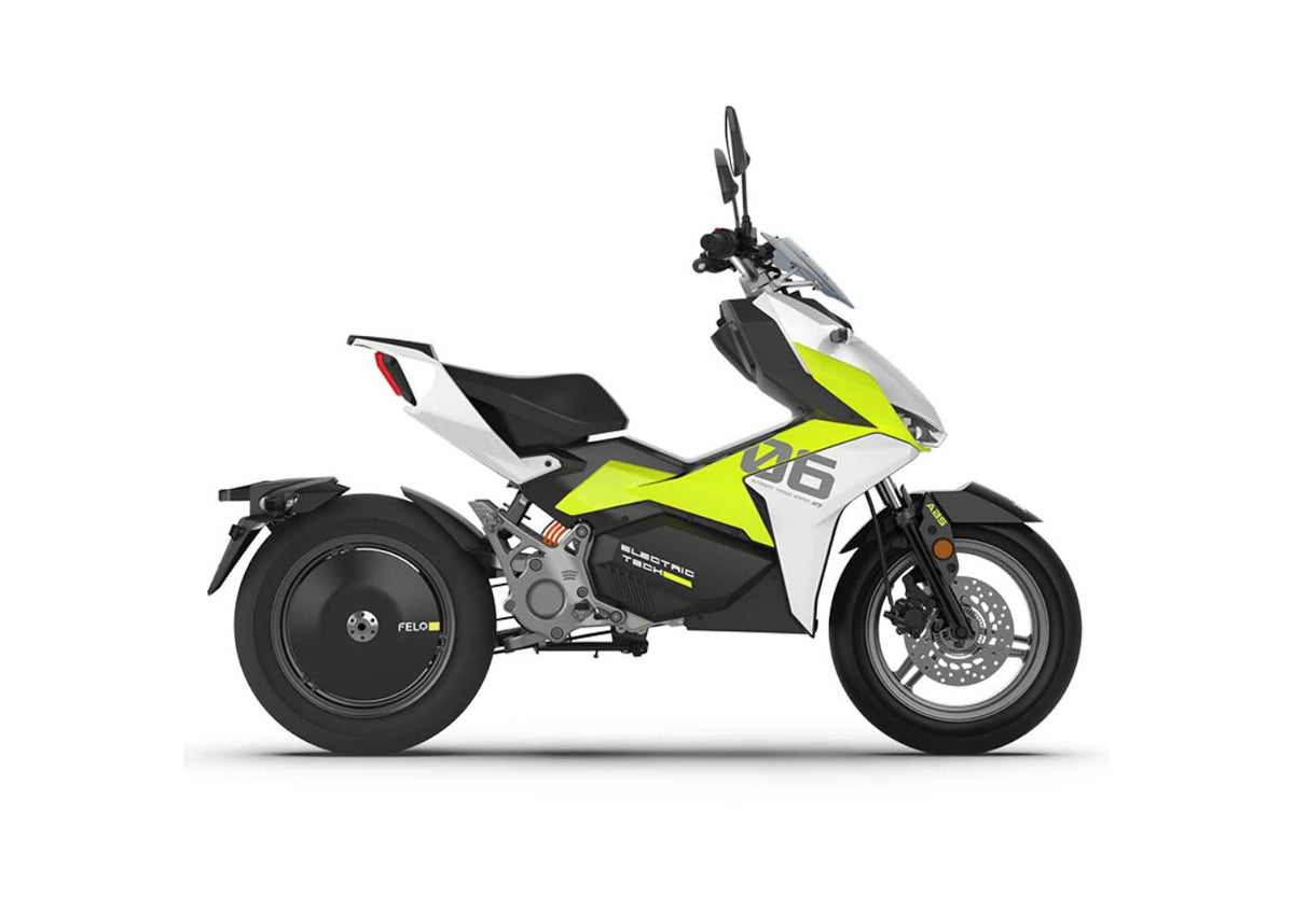 Felo FW-06 — Équivalent 125cc électrique 5 kW (10 kW peak) — 140 km autonomie
