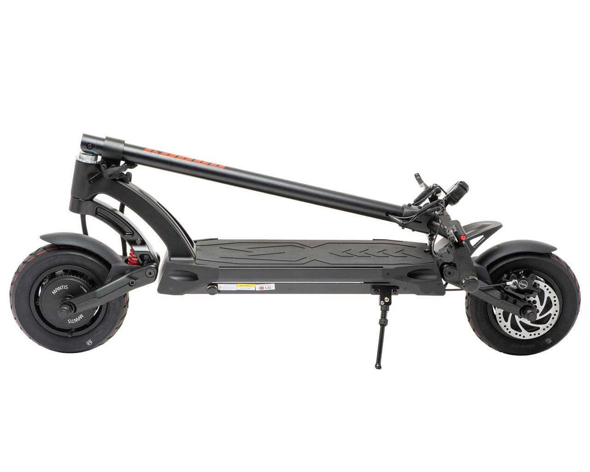 Kaabo Mantis 8 Pro — vue rapprochée coloris noir