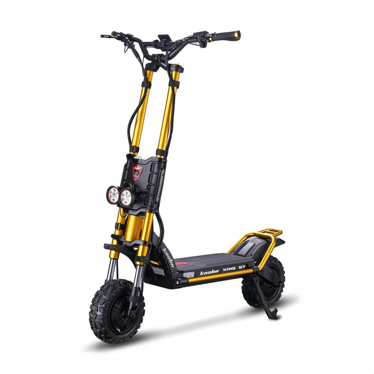 Kaabo Wolf King GT coloris or — vue de profil