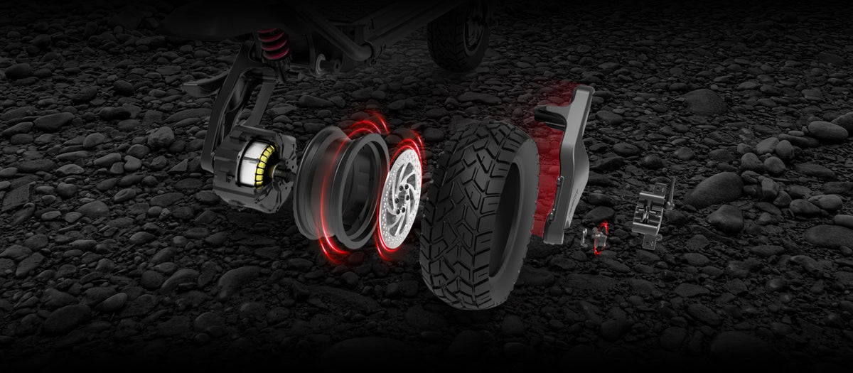 Kaabo Wolf King GTR — détails techniques vue 1