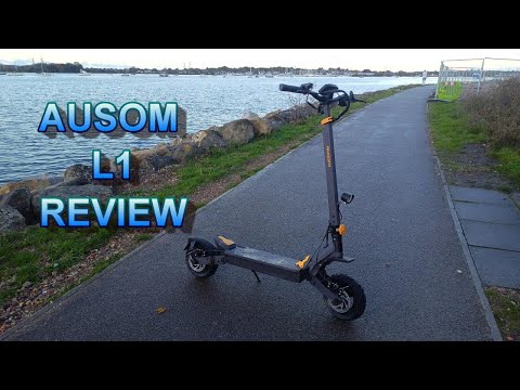 Présentation et essai de la trottinette électrique Ausom L1, par Mark Pulling (vidéo en anglais)