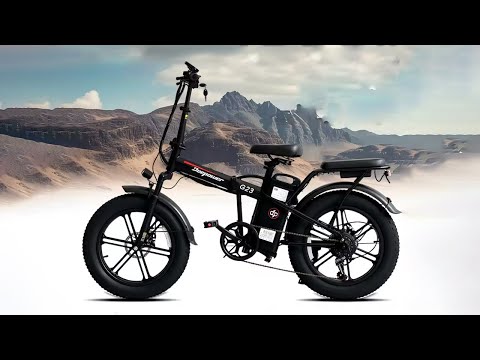 Vidéo de présentation du vélo électrique pliant DEEPOWER G23 48 V 35 Ah, avec pneus fat 20 pouces