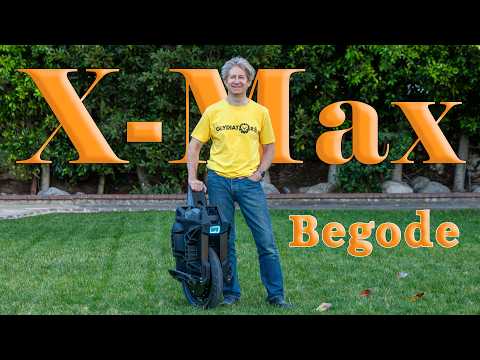Présentation et premiers essais de la monoroue électrique Begode X-Max