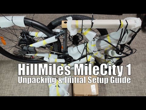 Guide d’installation initiale du vélo électrique HillMiles MileCity 1