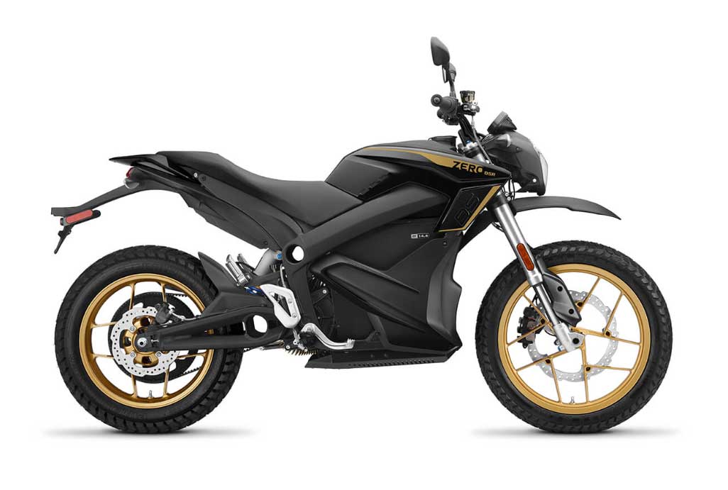 Zero Motorcycles DSR — Moto électrique électrique 52 kW — 260 km autonomie