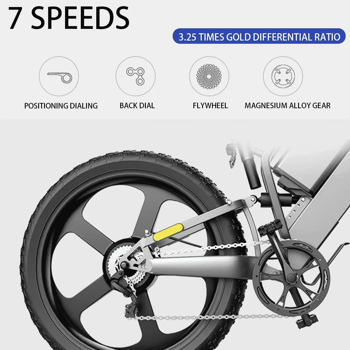 COSWHEEL T26 vélo électrique — vue 2